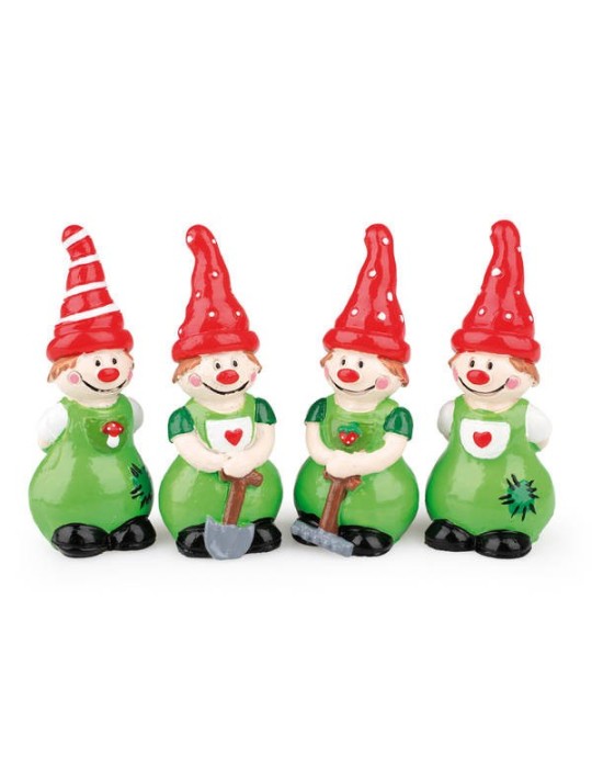 GNOMETTO RESINA VERDE/ROSSO