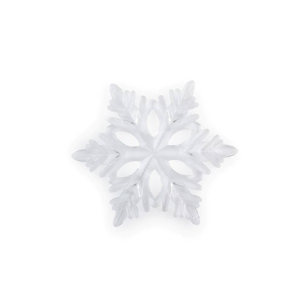 APPLICAZIONE  FIOCCO NEVE ACRILICO TRASPARENTE