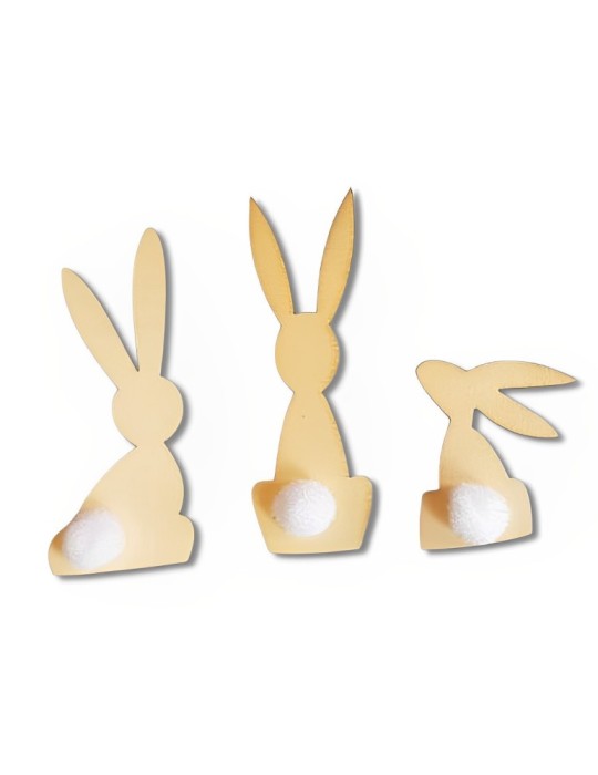 APPLICAZIONE CONIGLIO NATURAL LEGNO