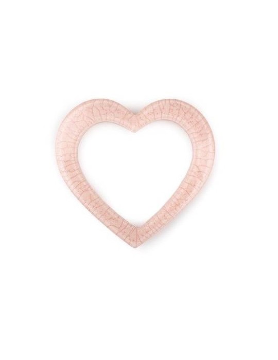 CUORE ELEGANCE IN POLIRESINA  ROSA 6.5X6.5H