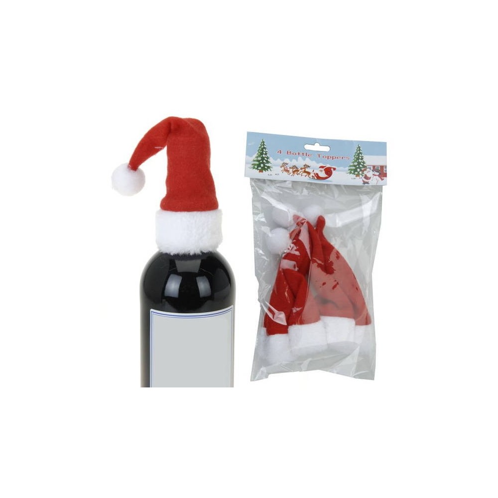 SET 4 CAPPELLI COPRI BOTTIGLIA VINO