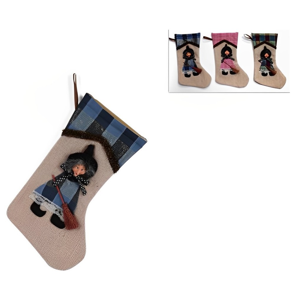 CALZA CON BEFANA 34CM