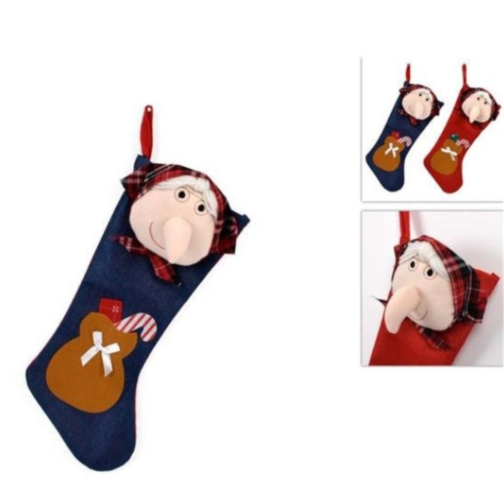 CALZA CON VISO BEFANA 2ASSORTITI