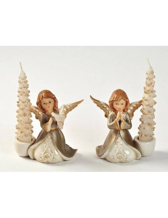 ANGELO PORCELLANA CON CANDELA