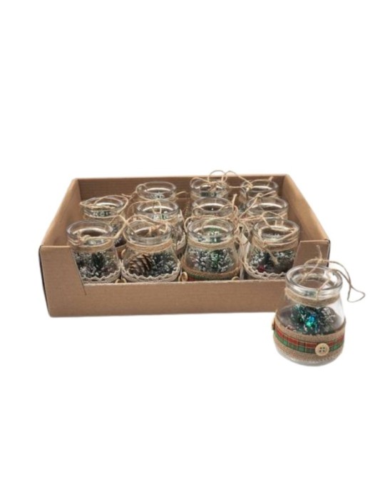 VASETTO VETRO CON LED