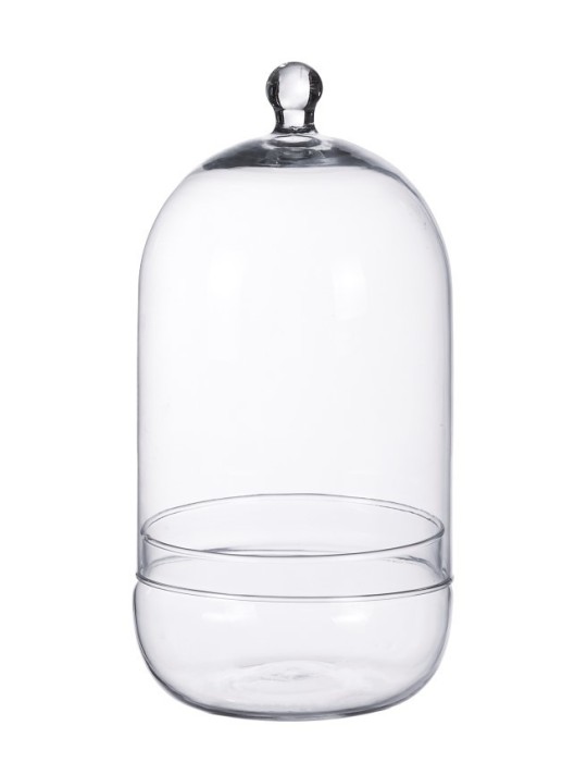 POTICHE VETRO WILMA D28XH45