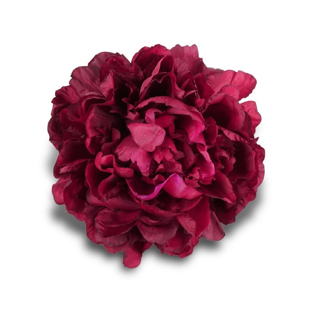 PEONY HEAD PICK BORDEAUX
