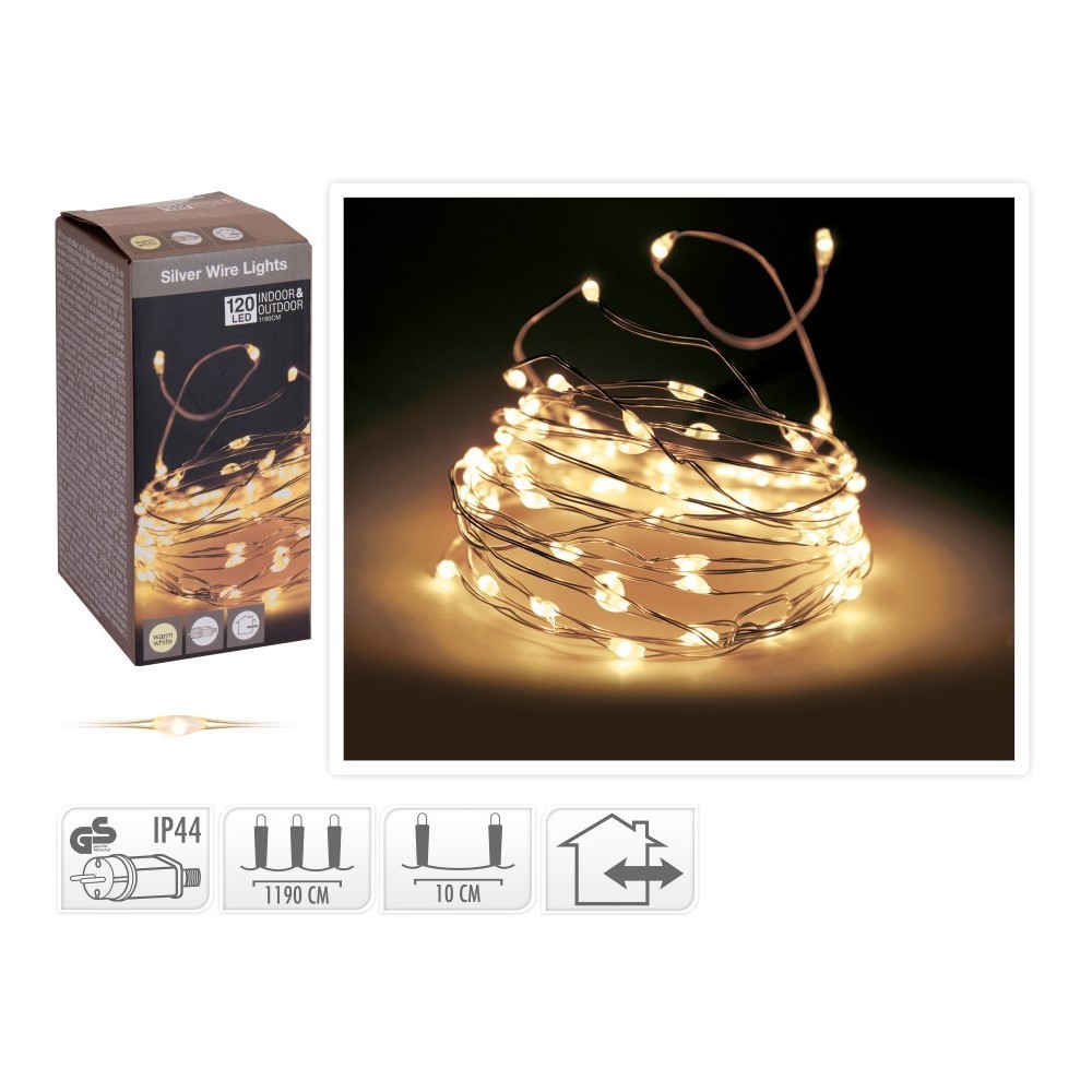 120 MICROLED BIANCO FREDDO