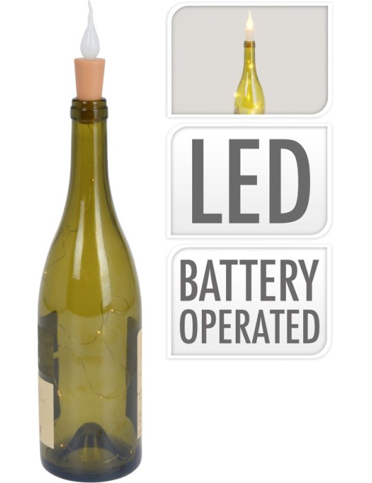 TAPPO BOTTIGLIA LED E FILO LED