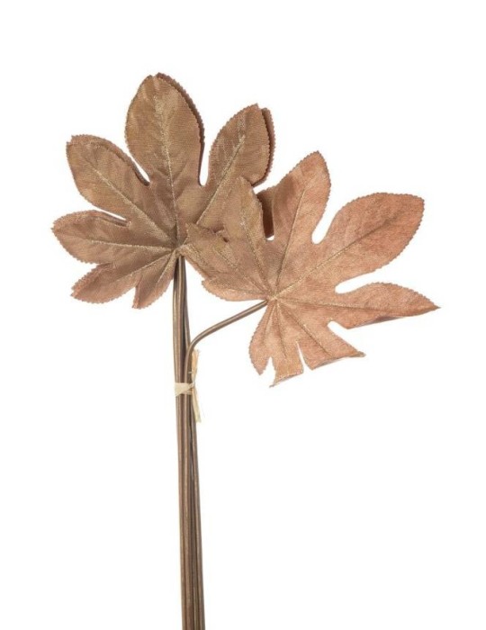 FOGLIA ARALIA GLAMOUR H55 CHAMPAGNE