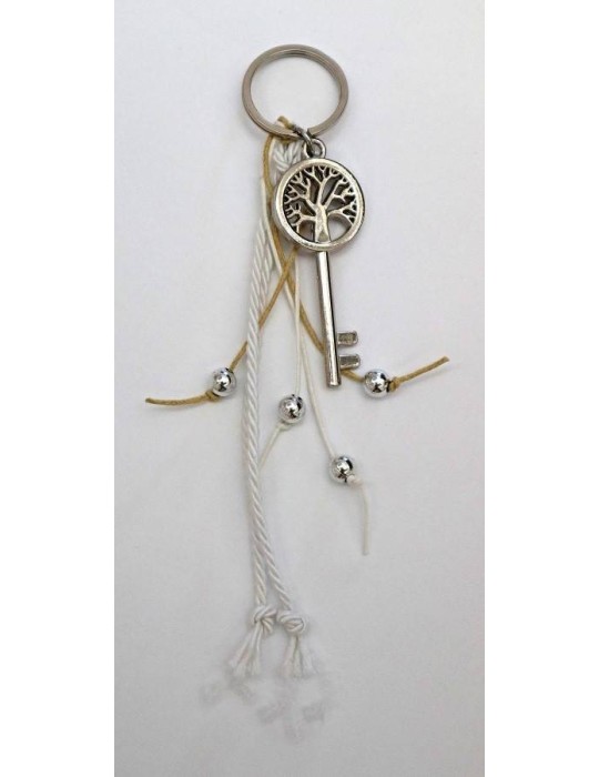 PORTA CHIAVI CON CORDINI E CHIAVE METALLO